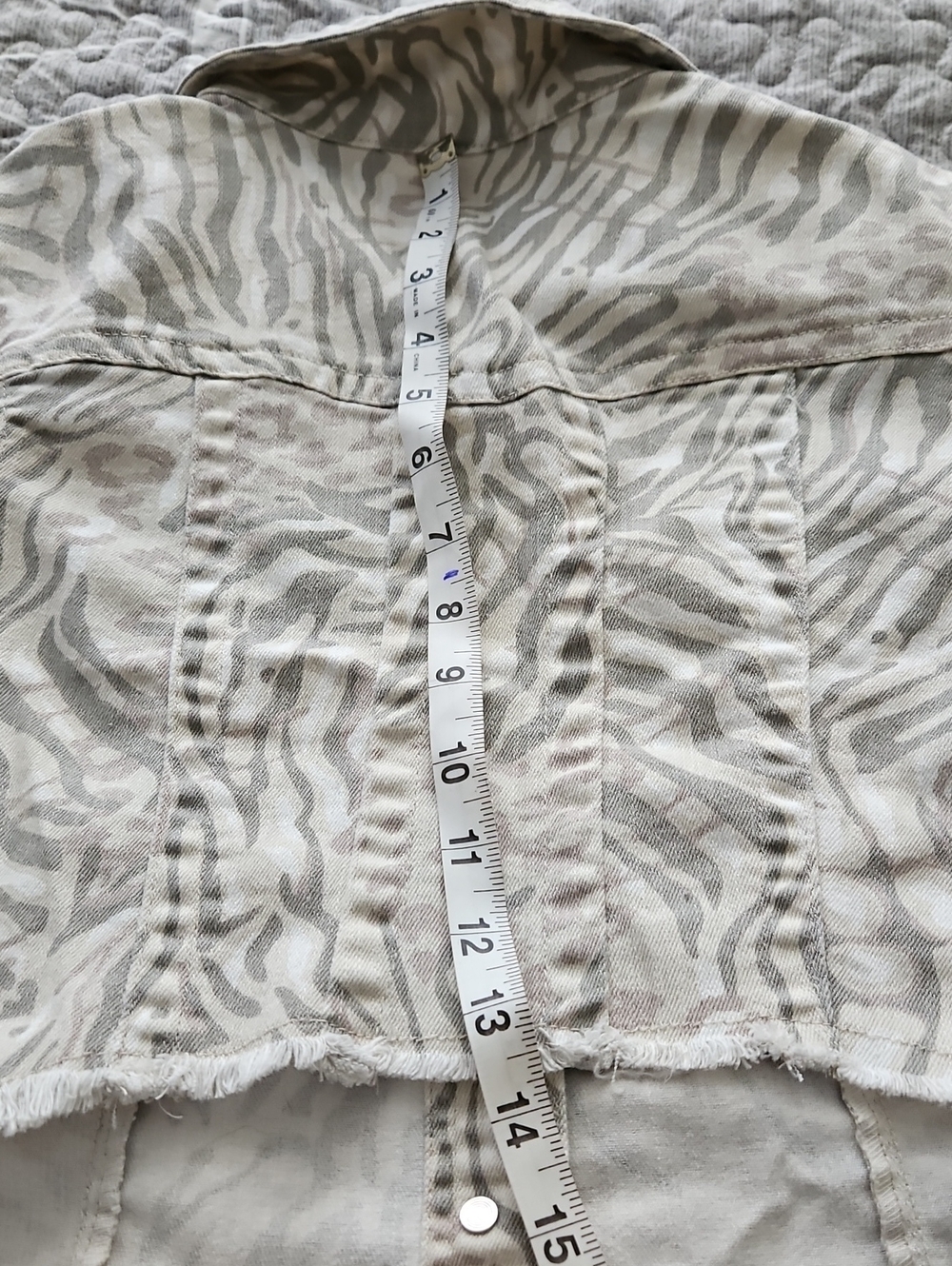 Denim Chopped Vest - Picture 12 of 12